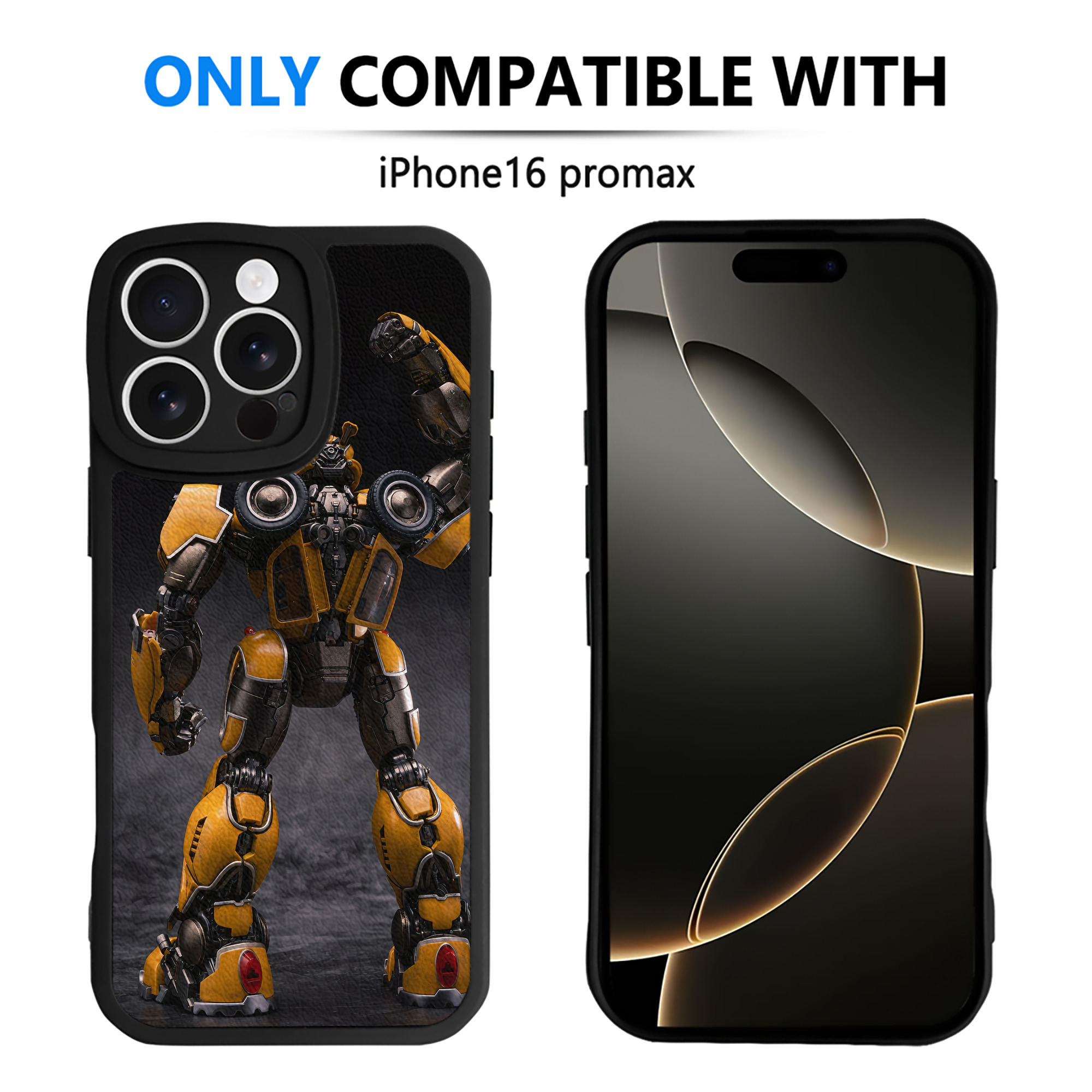 （画像用） Transformers トランスフォーマー 【iPhone 16シリーズ対応】シリコンスマホケース（レザー調） 材質：シリコン
